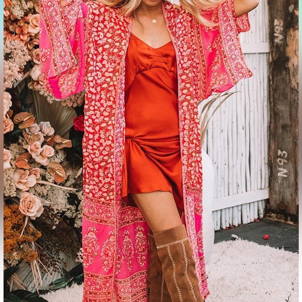 Floral kimono